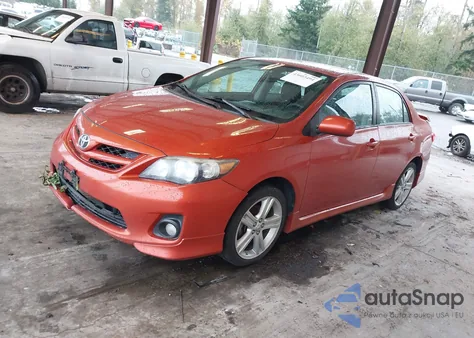 2013 Toyota Corolla S Special Edition из США, поврежденный, VIN 2T1BU4EE8DC070091